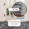Area Rug for Living Room, Machine Washable Boho Rug for Bedroom, Low Pile Lightweight Thin Floral Vintage Distress Print Pattern Carpet - 3 of 4