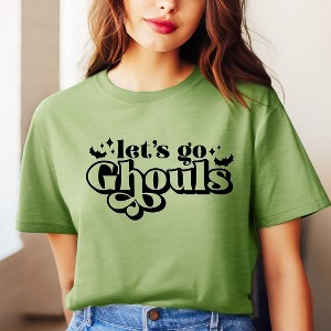 Simply Sage Market Women's Let's Go Ghouls Short Sleeve Graphic Tee - 1 of 4