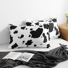 2 Pack Brushed Microfiber Pillowcases, Super-Soft and Cozy Printed Pillow Cases with Envelope Closure - NTBAY - 3 of 4