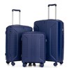 YOOCOZZ 3-Piece Luggage Sets with PP Spinner Wheel,Combination Lock and Matching Color - 2 of 4