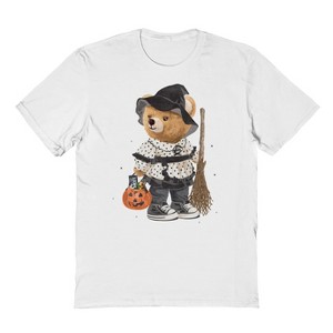Social Collective Men Witch Bear Short Sleeve Graphic Cotton T-Shirt - 1 of 4