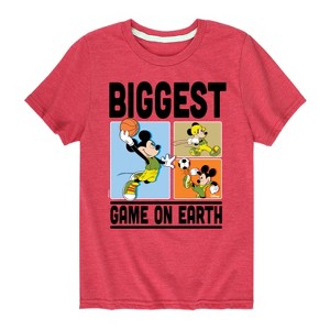 Boys' - Disney - Biggest Game On Earth Short Sleeve Graphic T-Shirt - 1 of 4
