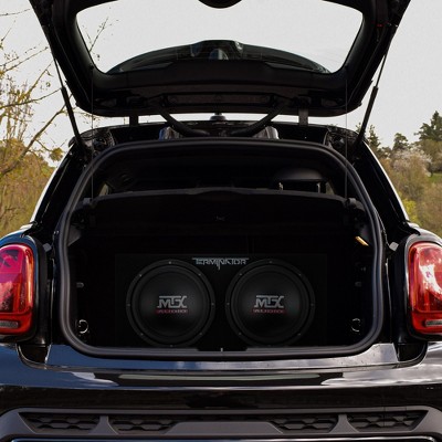 MTX Terminator TNE212DV 1000W Dual 12" Subwoofers With Vented Box - Complete Bass Package