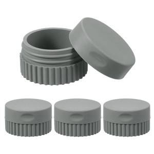 Unique Bargains Silicone Cream Leakproof Travel Decorative Jars 0.68oz 4 Pcs - 1 of 4