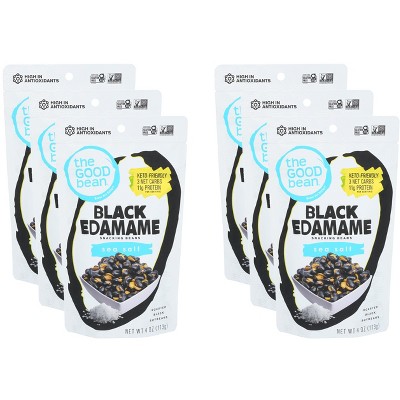 The Good Bean Beans Snack Sea Salt - Case of 6 - 4 oz