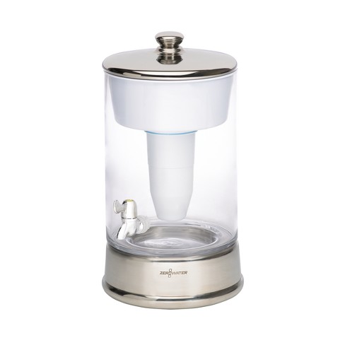 Zerowater 40 Cup Glass Water Pitcher With Ready-pour + Free Water Quality  Meter : Target