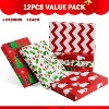 Joyfy 12 Pack Christmas Shirt Gift Boxes, Large Robe Boxes with Lids, Decorative Box for Holiday & Wedding Wrapping Decor (14"x9.5") - 2 of 4