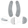 Unique Bargains 2 Pair Toilet Seat Cover Pad Bathroom Warm Toilet Seat Cushion Washable Reusable - 3 of 4
