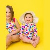 RuffleButts Baby/Toddler Girls UPF50+ Long Sleeve One Piece Rash Guard - 4 of 4