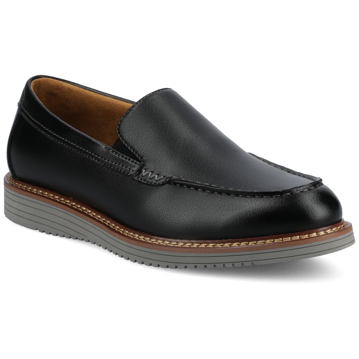Vance Mens Oneal Medium and Wide Width Venetian Loafer Dress Shoe