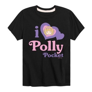 Boys' - Polly Pocket - I Love Polly Pocket Short Sleeve Graphic T-Shirt - 1 of 4