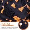 Joyfy Adults Wearable Blanket Hoodie for Women Men Giant Pocket Sleeves FlaWarm Oversized Fleece Winter Sweatshirt Blanket Birthday Gift Pizza - 3 of 4