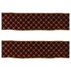 Ornate Diamond Pattern Wired Ribbon (Set of 2) - 2 of 3
