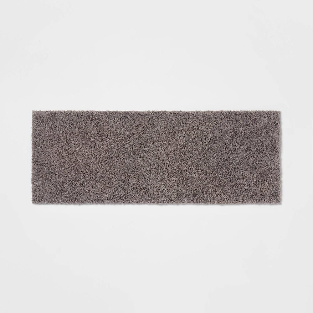  Antimicrobial Bath Runner Dark Gray