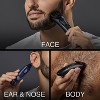 Remington Rechargeable Beard Trimmer Kit for Mustaches, Nose Hair, and Light Detailing and Grooming with Bonus  Battery Nose Trimmer - 2 of 4