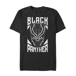 Men's Marvel Black Panther Adorned Mask T-Shirt - 1 of 4