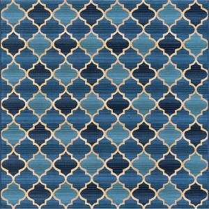 Unique Loom    Outdoor Trellis Eden Trellis Area Rug - 1 of 4