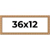 PosterPalooza | 36x12 Modern Bamboo Picture Frame, UV Acrylic, 5 Finishes - 2 of 4