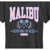 Women's - Barbie - Malibu Varsity Short Sleeve Graphic T-Shirt - 2 of 4