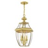 Livex Lighting Monterey 3 - Light Pendant in  Polished Brass - 4 of 4