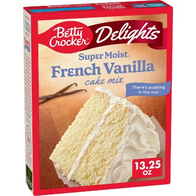 Betty Crocker Delights French Vanilla Cake Mix - 13.25oz
