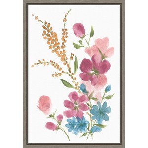 Amanti Art Boho Flower Bouquet I by Yvette St. Amant Canvas Wall Art Print Framed 16 x 23-in. - 1 of 4