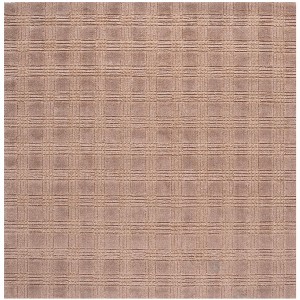 Genre GRE901 Hand Loomed Indoor Area Rug - Brown - 6'x6' - Safavieh - 1 of 4