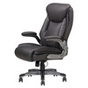 Okak Classic Ergonomic Office Chair with Adjustable Armrest, Comfy Chair with 360-Degree Swivel and Wheels, Desk Chair for Office, Home, Gray - 3 of 4
