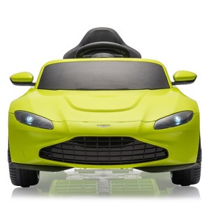 Ride on Sports Car for Kids, Licensed Aston Martin Battery Powered Car, 12V Toddles Ride on Toy for Boys Girls - 1 of 4