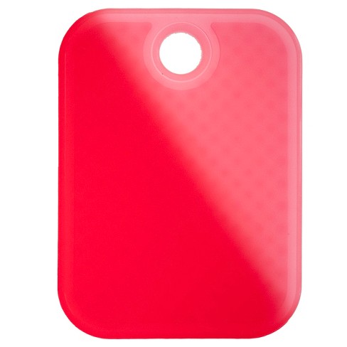 HUBERT® Red Polypropylene Cutting Board with Grippers - 12L x 18W x 1/2H