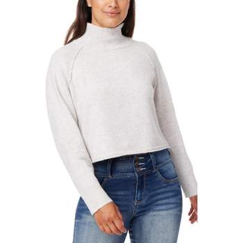 WallFlower Women's Never Super Soft Mock Neck Sweater
