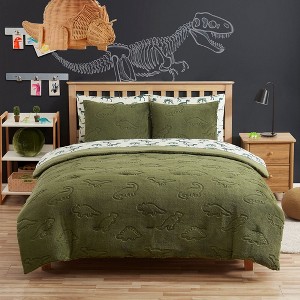 Dinosaur Den Kids Bedding Set Includes Printed Sheet Set by Sweet Home Collection® - 1 of 4
