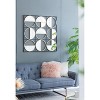 VYNXARIA 35.6" in Eclectic Styling Metal Beaded Black Wall Mirror with Contemporary Design for Bedroom,Liveroom&Entryway - 2 of 4