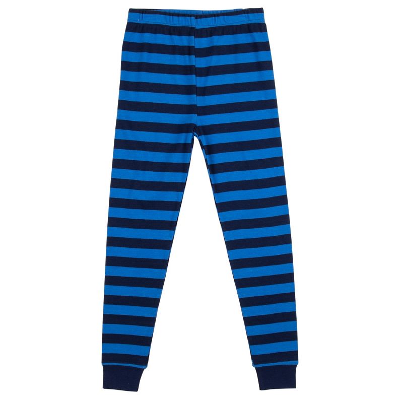 Naruto Classic Characters Youth Blue Striped Short Sleeve Pajama Set, 4 of 5