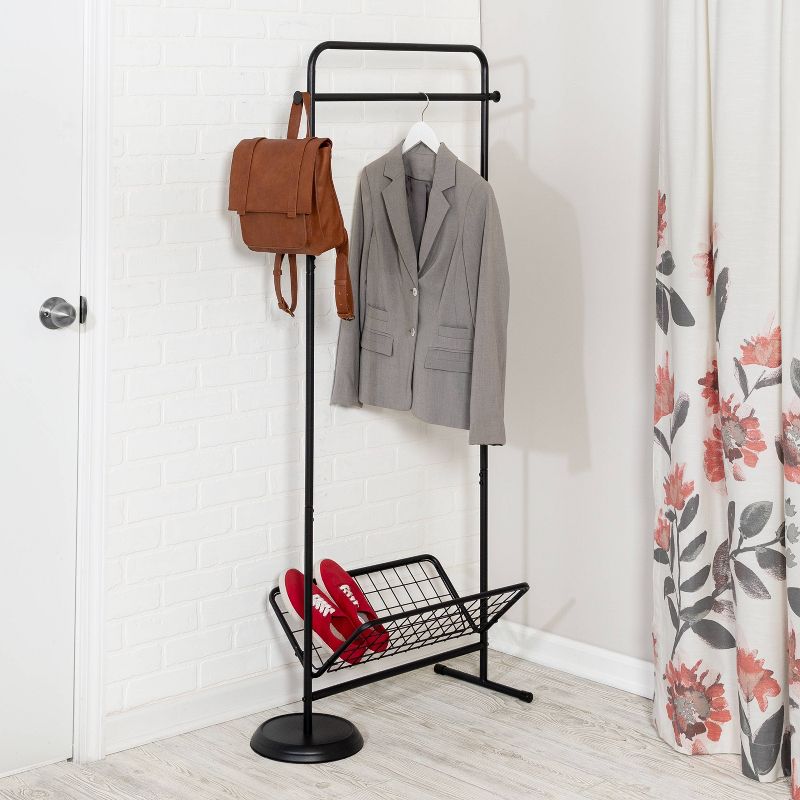 Honey-Can-Do Entryway Garment Rack Natural, 3 of 5