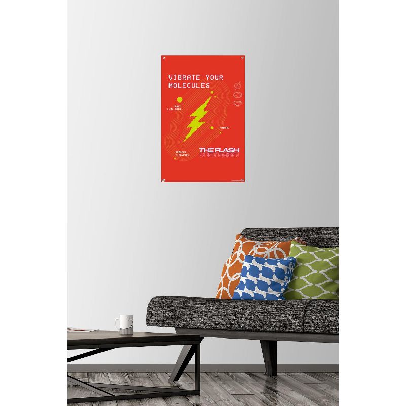 Trends International DC Comics Movie The Flash - Vibrate Your Molecules Unframed Wall Poster Prints, 2 of 7