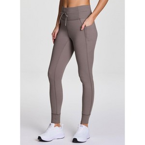 Avalanche Outdoor Jogger Legging with Drawstring Waistband, Ultra Soft Fitted Hiking Pant with Pockets - 1 of 4