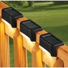 Collections Etc Versatile Solar Powered Fence Lights - Set of 3 - 2 of 4