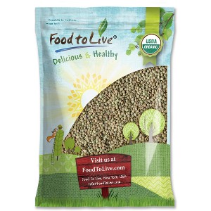 Organic Green Lentils - by Food To Live - 1 of 4