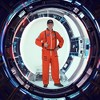 Adult Astronaut (Orange) Suit W/ Cap Costume - 3 of 4