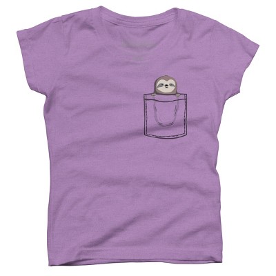 Girl's Design By Humans My Sleepy pet By radiomode T-Shirt
