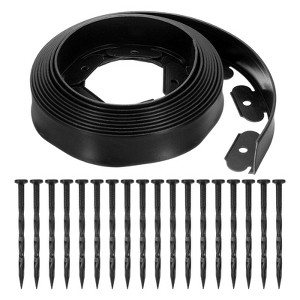 Unique Bargains Flexible Durable Maintenance-Free DIY Landscape Edging 1 Pc - 1 of 4
