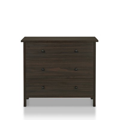 Cooyal 3 Drawer Dresser Wenge - miBasics