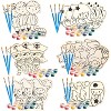 Valentines Cards for Kids Classroom -Mermaid & Pirate Wood Painting Kits (24ct)-Great Valentine's Day Gifts for Kids School Exchange - 2 of 4