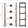 NicBex 4 Tiers Modular Bookcase Solid Wood Storage Unit Contemporary Home Decor Multi-Functional Display - 4 of 4