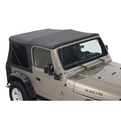 Overland Vehicle Systems King 4WD Premium Waterproof Soft Top Replacement with Tinted Windows Works Compatible with 1997-2006 Jeep Wrangler TJ Models