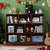 Book Shelf, Cubes Storage Organizer, Freestanding Bookshelf Cube Shelf for Bedroom, Living Room, 3-Tier Open Bookshelf Wooden Bookcase - 2 of 4