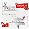 Merry Christmas Stocking Holders Set of 2 - Christmas Reindeer Mantle Stocking Hangers Home Holiday Décor - 2 of 4