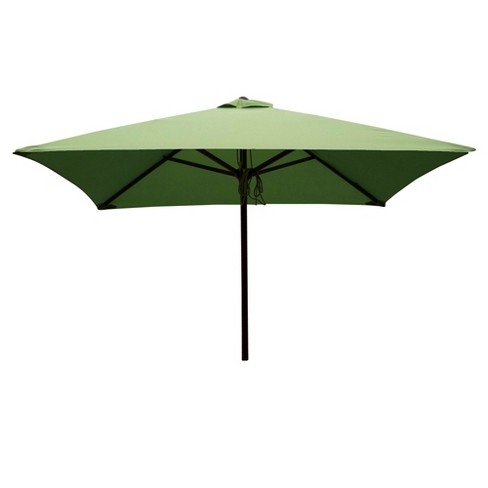 Classic Wood 6 5 Square Patio Umbrella Lime Parasol Target