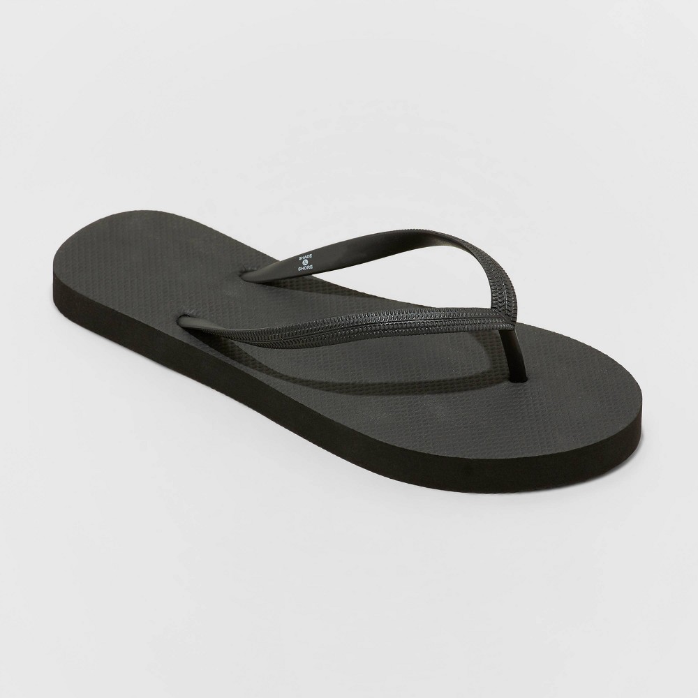 Women's Brynn Flip Flop Sandals - Shade & Shore™ Black 8